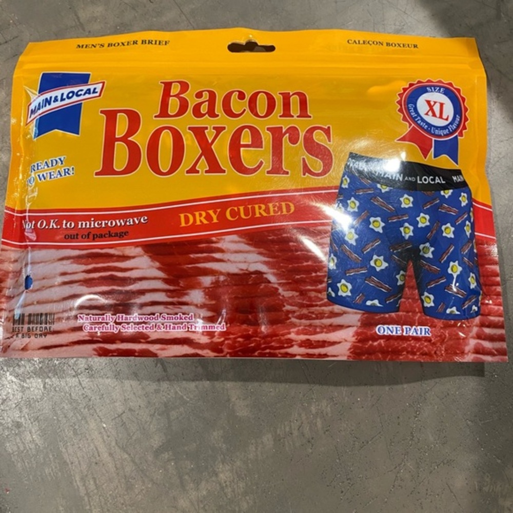BACON BOXERS🥓 men's! See pic for all the details- lots of other "snack" pkgs...